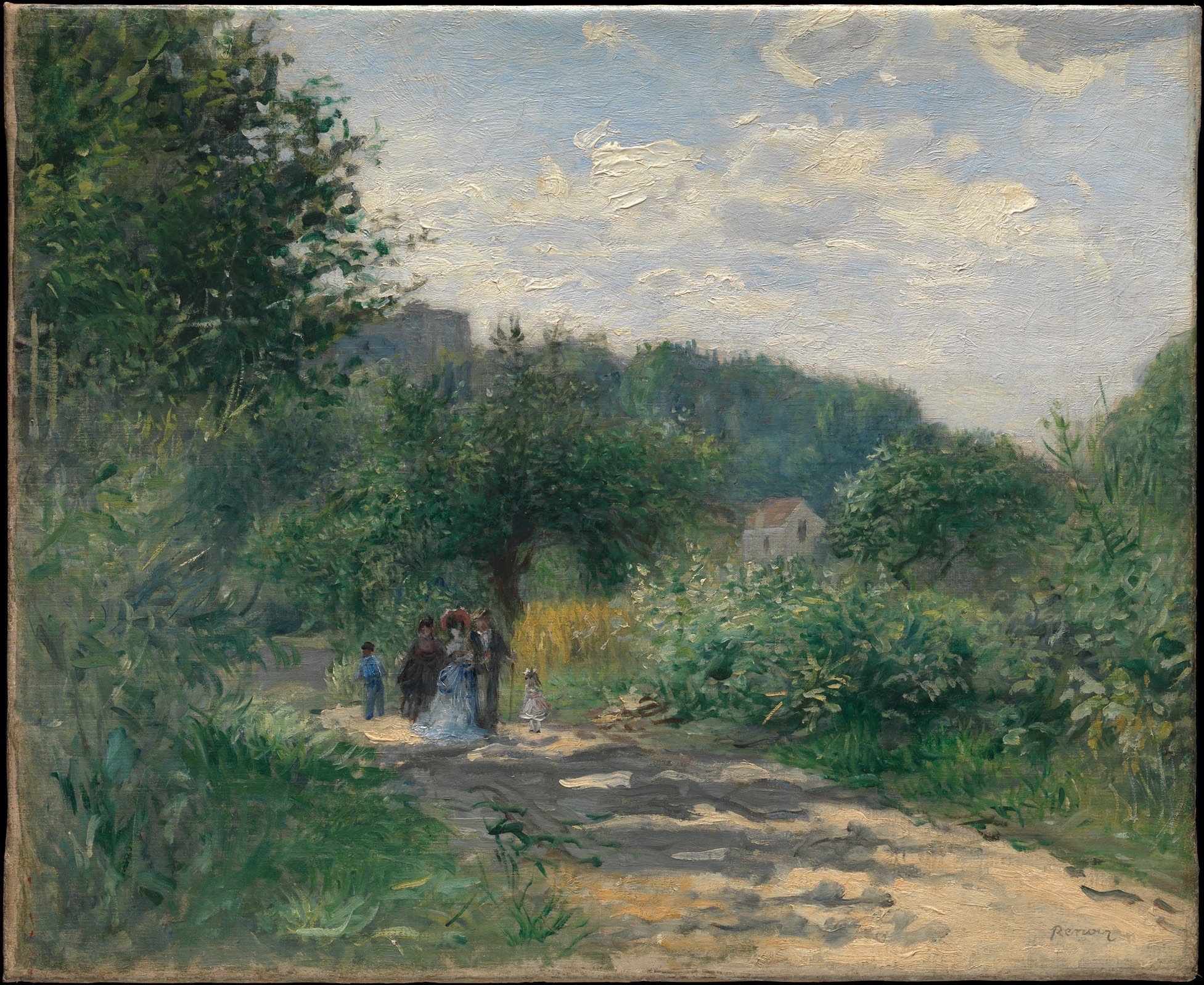 Pierre-Auguste Renoir's A Road in Louveciennes