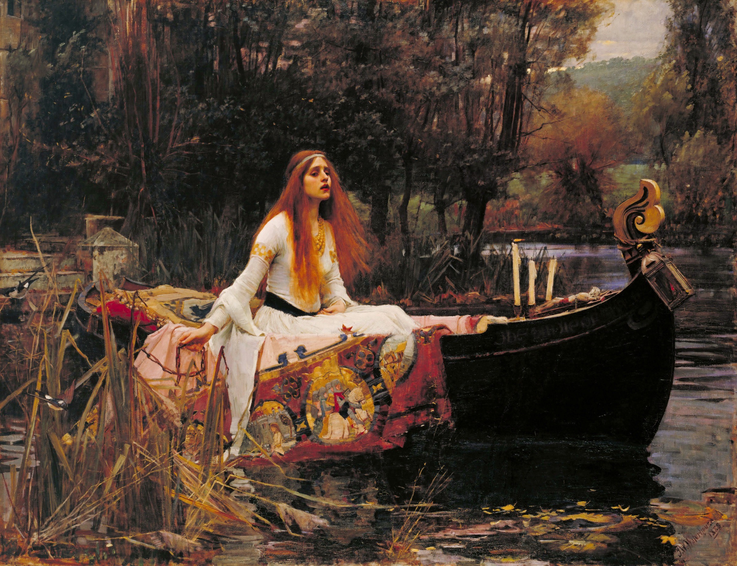 John William Waterhouse's The Lady of Shalott