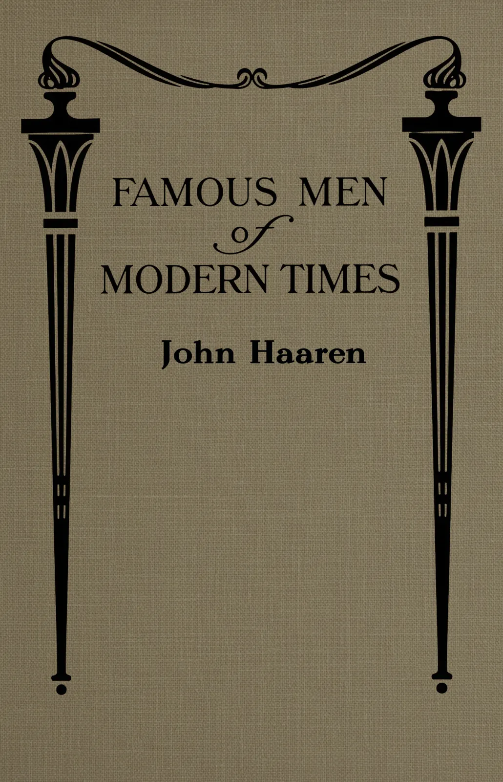 Cover of Famous Men of Modern Times by John Haaren & Addison Brown Poland