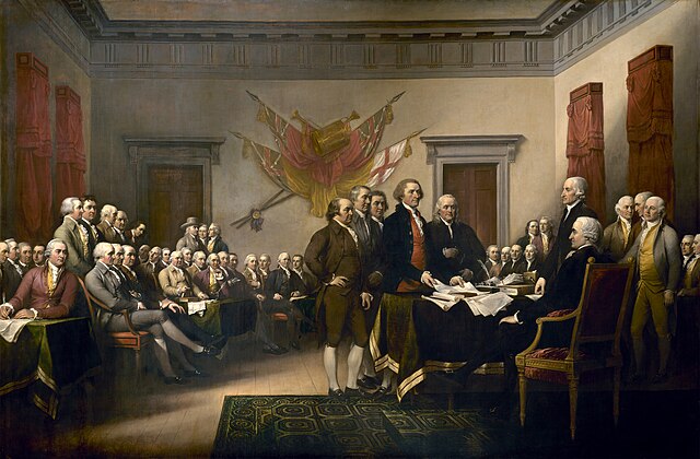 John Trumbull's Declaration of Independence (1818)